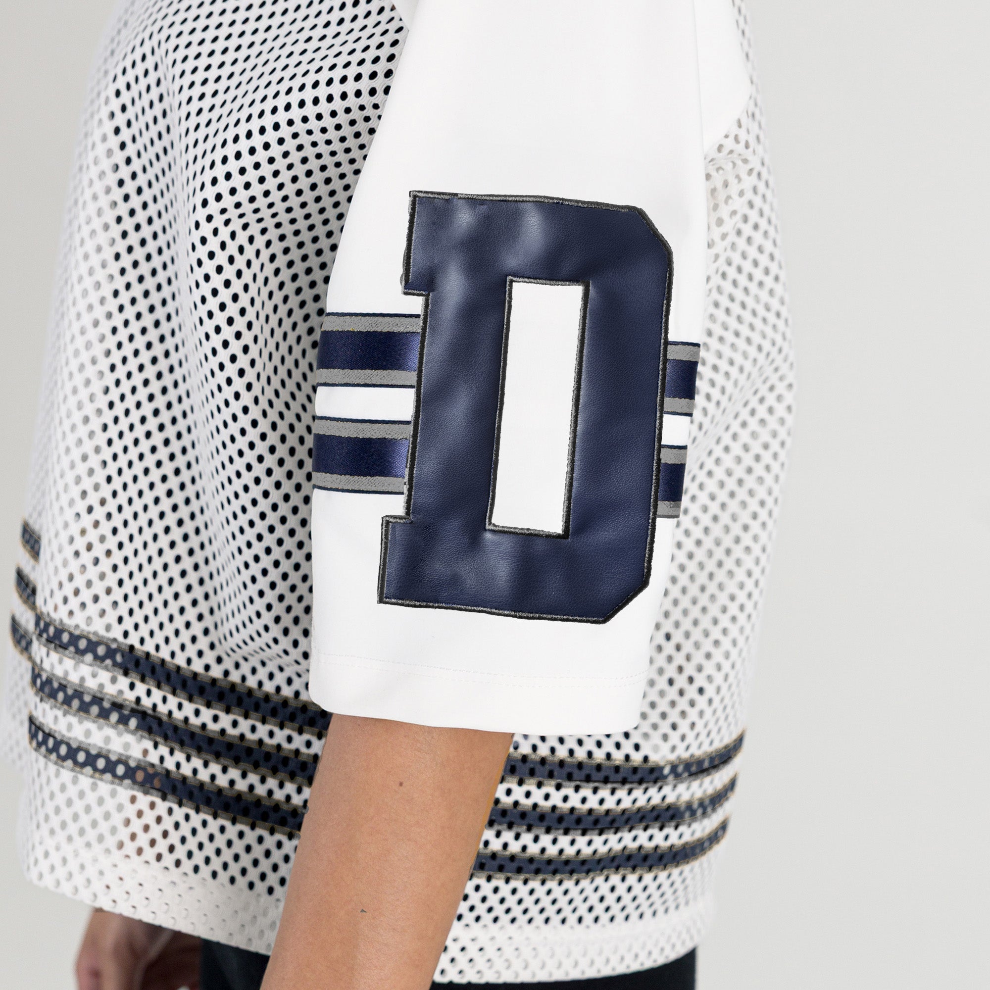 DALLAS COWBOYS TRAILBLAZER MESH CROP FASHION TOP