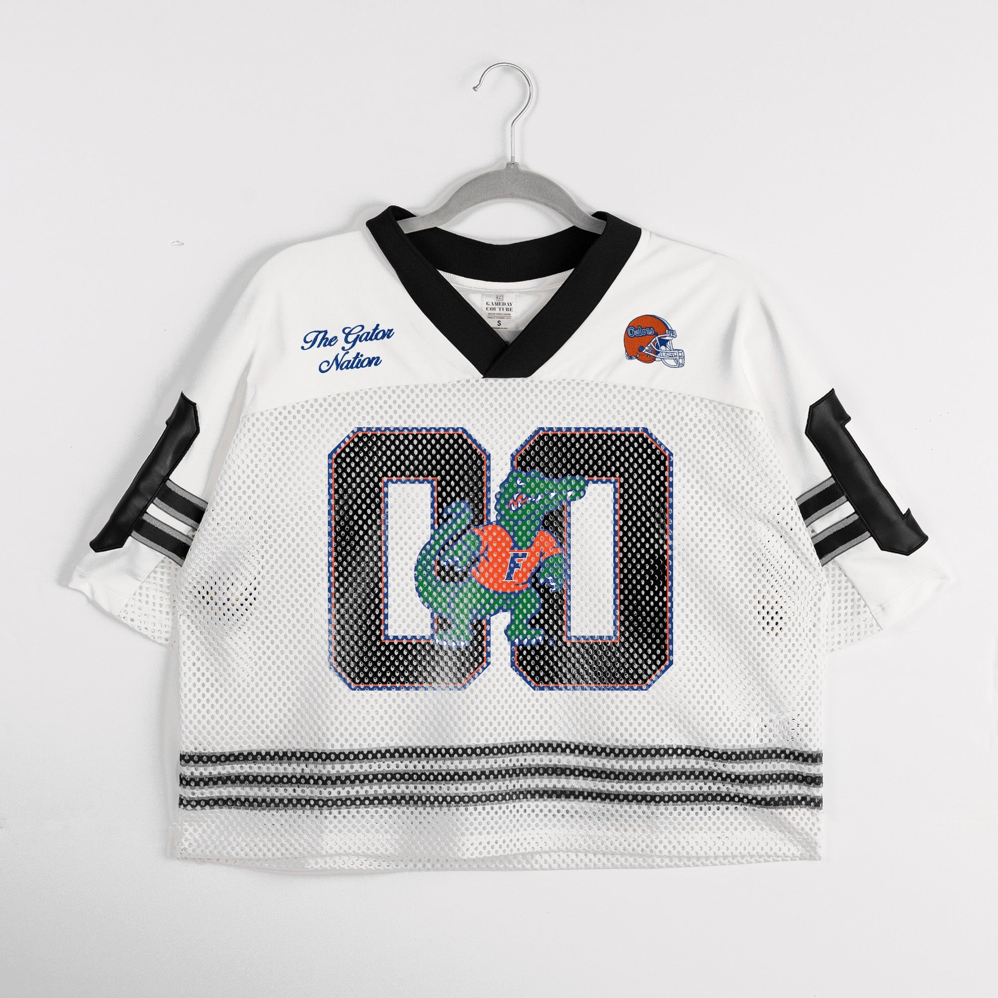 FLORIDA GATORS TRAILBLAZER MESH CROP FASHION JERSEY