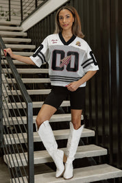 FLORIDA STATE SEMINOLES TRAILBLAZER MESH CROP FASHION JERSEY