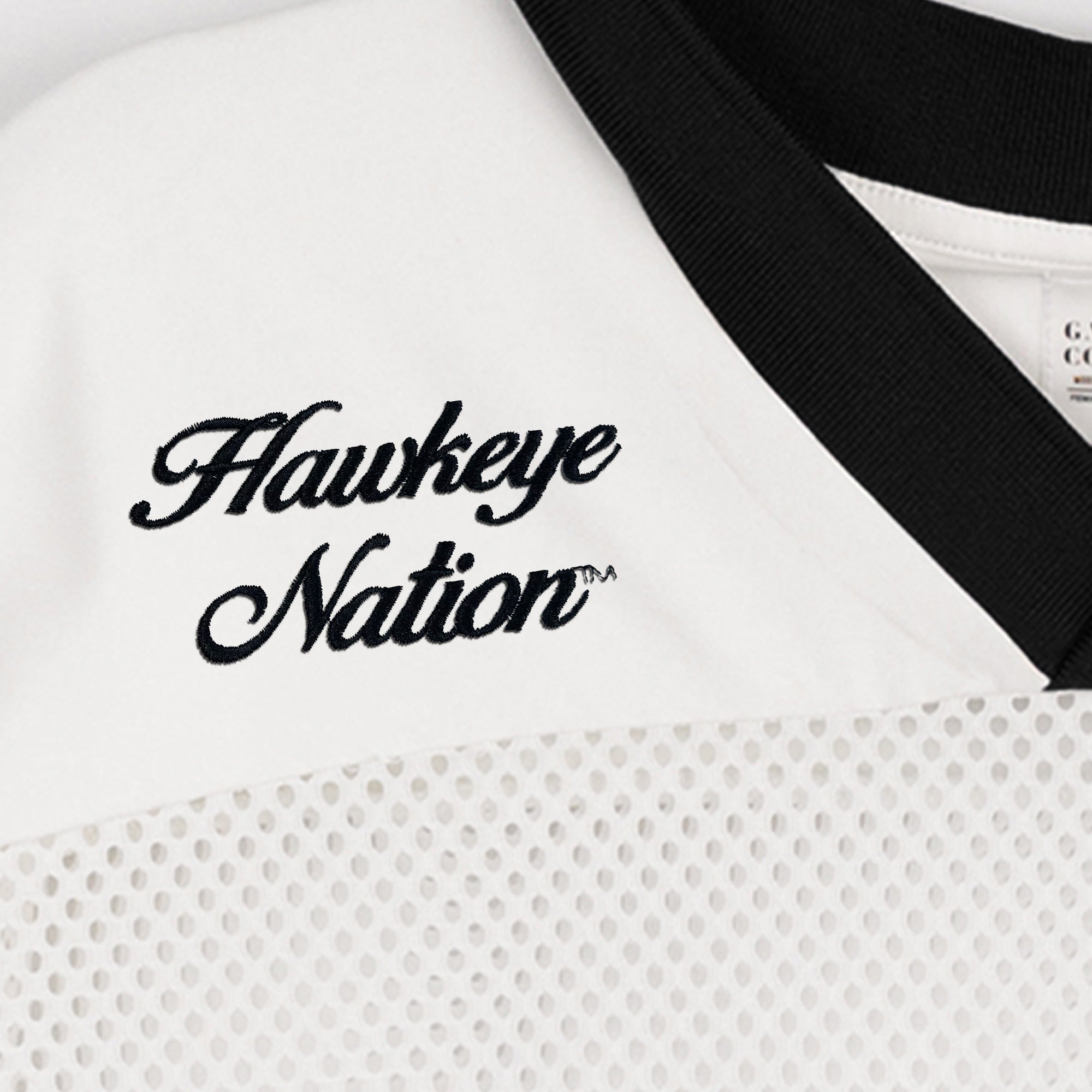 IOWA HAWKEYES TRAILBLAZER MESH CROP FASHION JERSEY