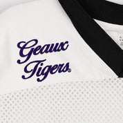 LSU TIGERS TRAILBLAZER MESH CROP FASHION JERSEY