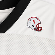 NEBRASKA CORNHUSKERS TRAILBLAZER MESH CROP FASHION JERSEY