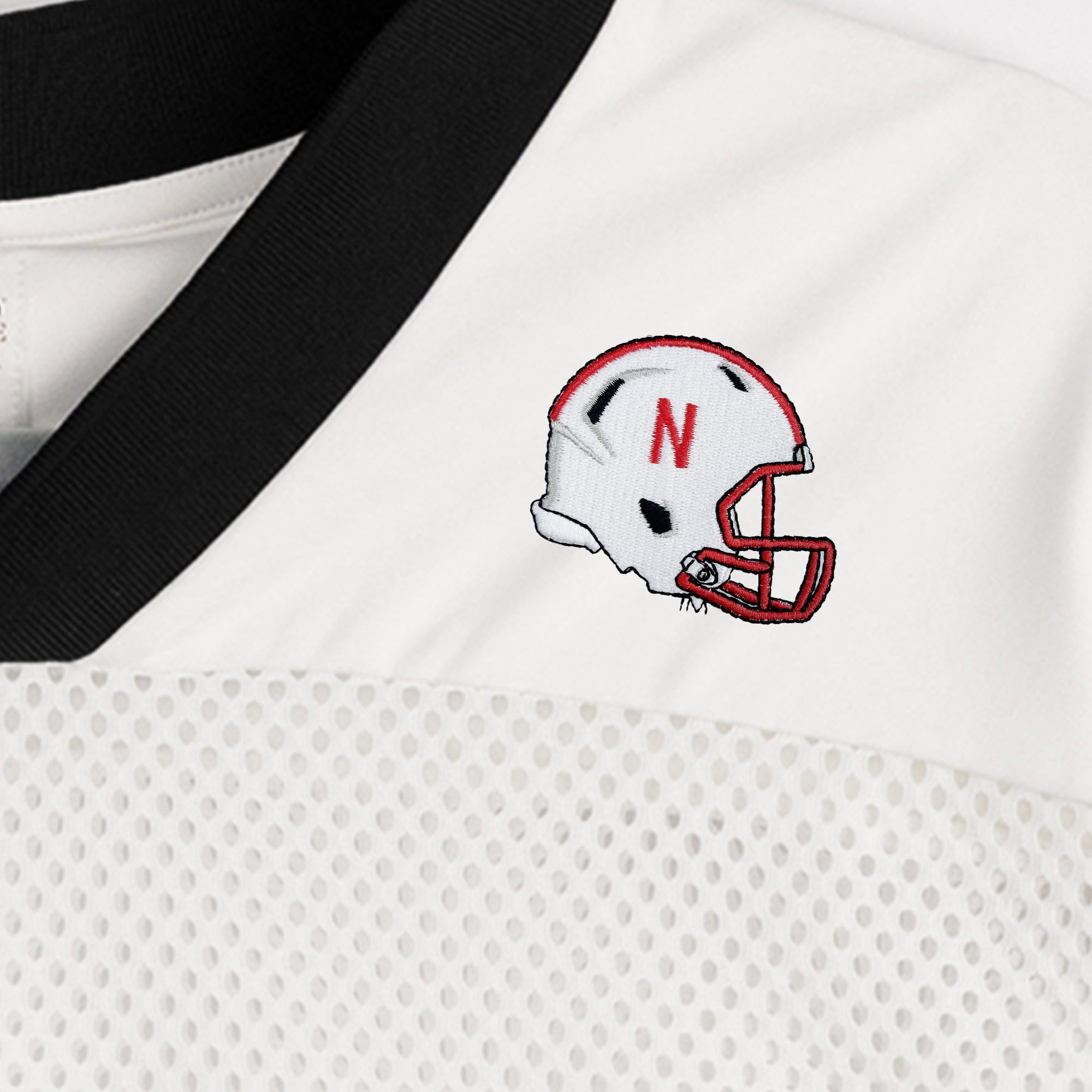 NEBRASKA CORNHUSKERS TRAILBLAZER MESH CROP FASHION JERSEY