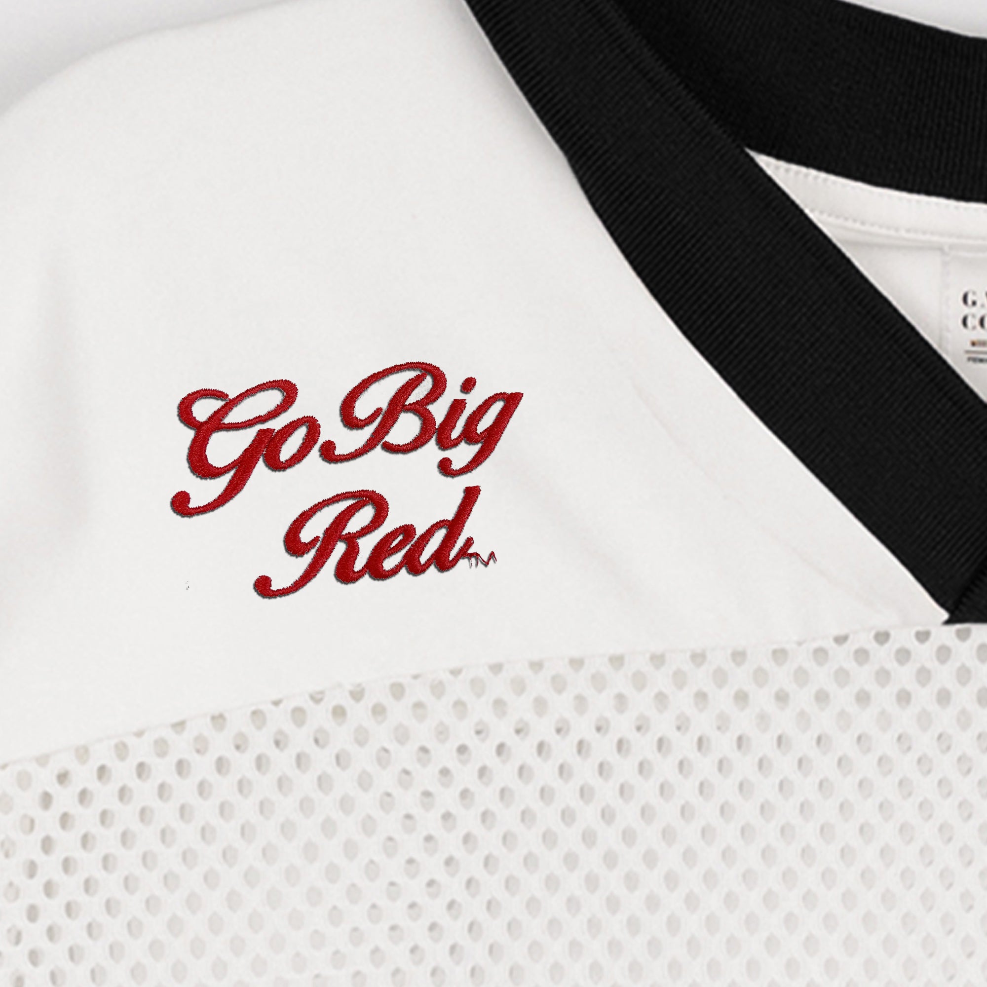 NEBRASKA CORNHUSKERS TRAILBLAZER MESH CROP FASHION JERSEY