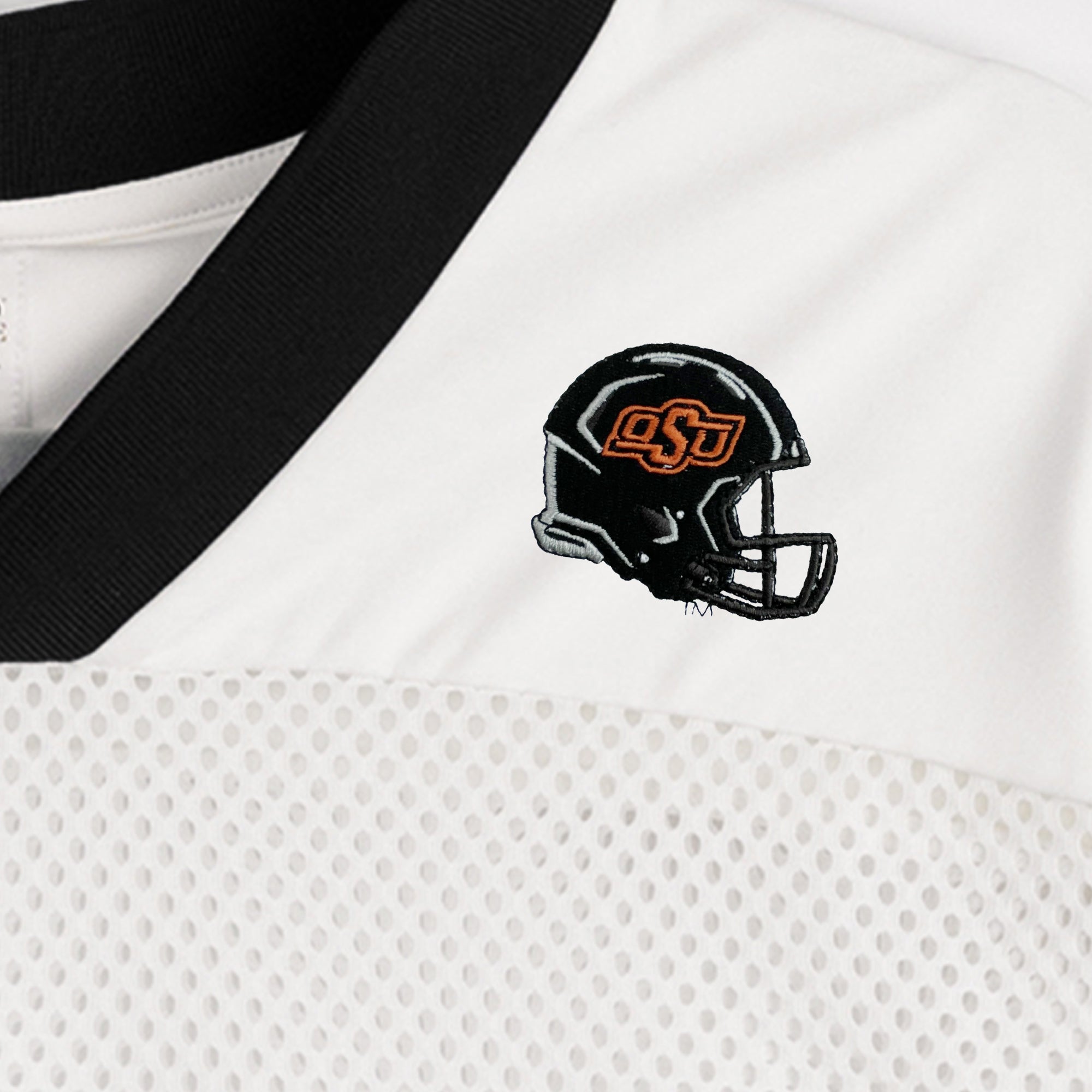 OKLAHOMA STATE COWBOYS TRAILBLAZER MESH CROP FASHION JERSEY