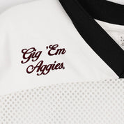 TEXAS A&M AGGIES TRAILBLAZER MESH CROP FASHION JERSEY