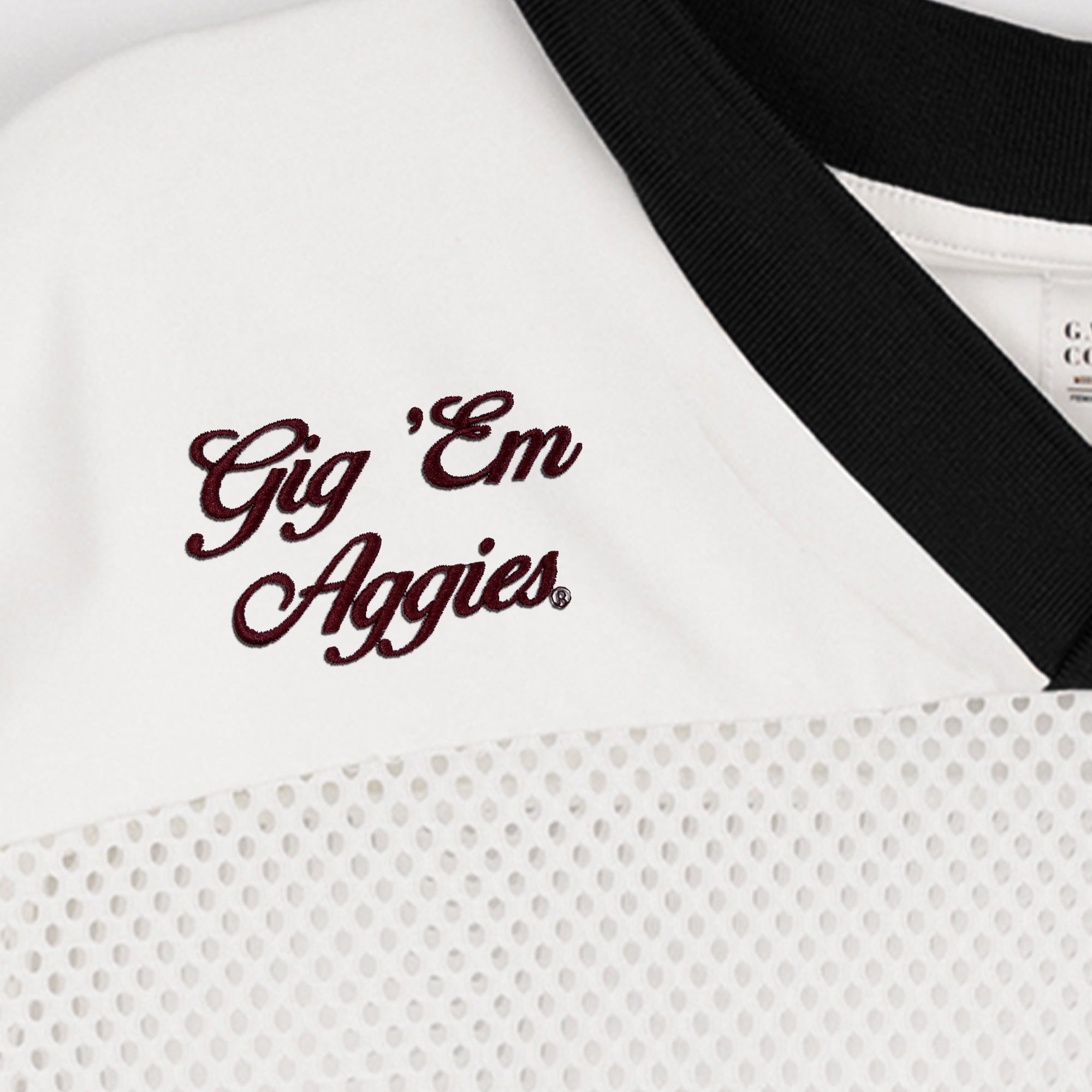 TEXAS A&M AGGIES TRAILBLAZER MESH CROP FASHION JERSEY