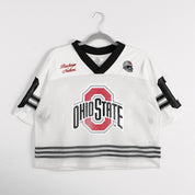 OHIO STATE BUCKEYES TRAILBLAZER MESH CROP FASHION JERSEY