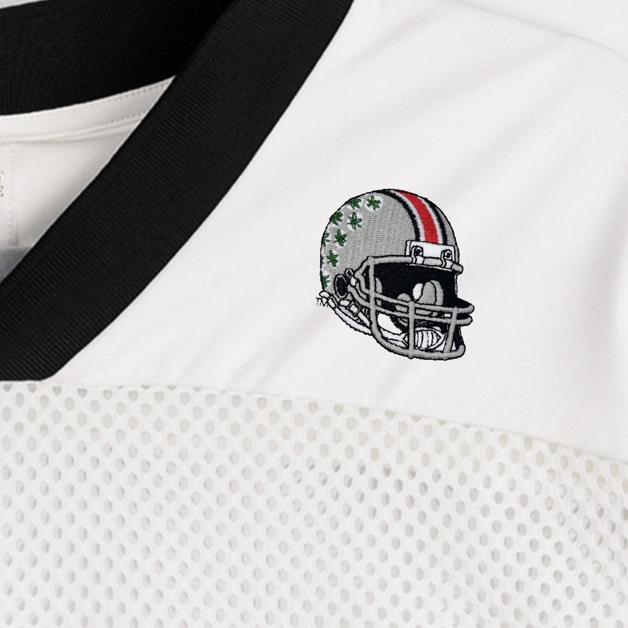 OHIO STATE BUCKEYES TRAILBLAZER MESH CROP FASHION JERSEY