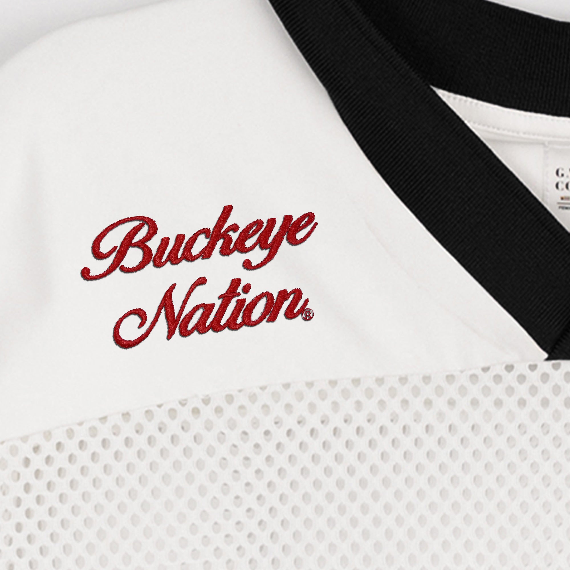 OHIO STATE BUCKEYES TRAILBLAZER MESH CROP FASHION JERSEY