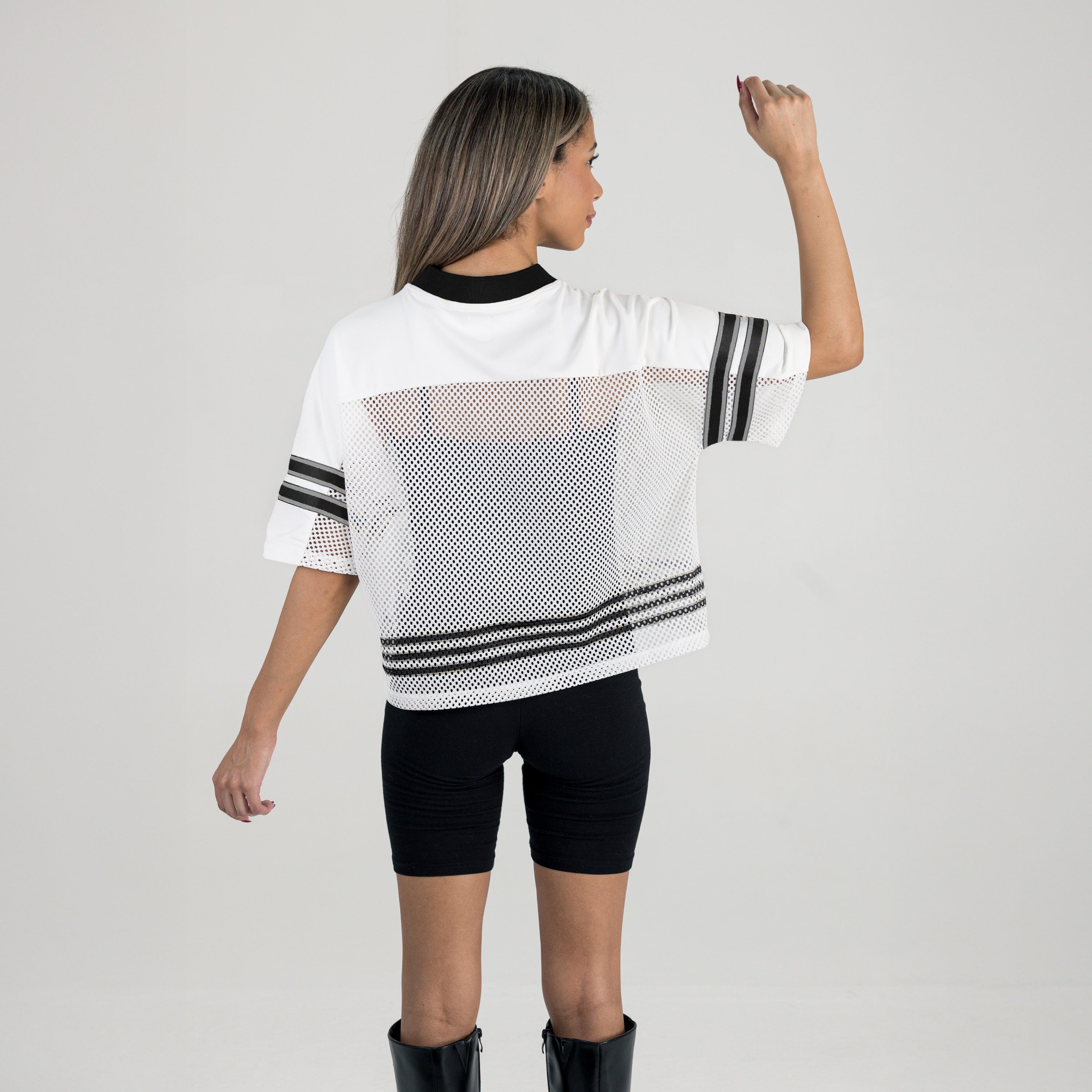 TEXAS TECH RED RAIDERS TRAILBLAZER MESH CROP FASHION JERSEY