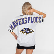BALTIMORE RAVENS BELIEVE THE HYPE CREWNECK FASHION JERSEY