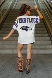 BALTIMORE RAVENS BELIEVE THE HYPE CREWNECK FASHION JERSEY