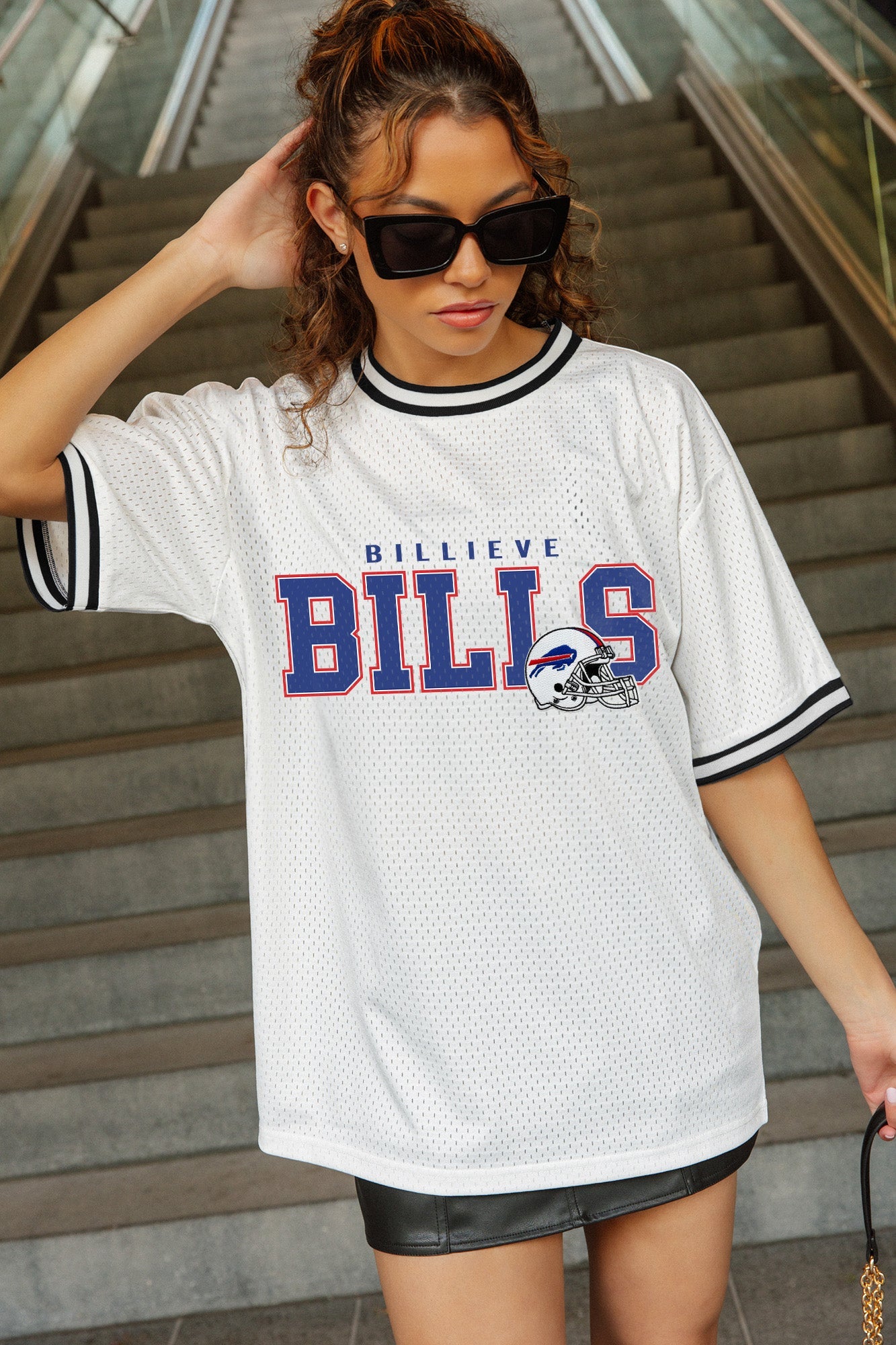 BUFFALO BILLS BELIEVE THE HYPE CREWNECK FASHION JERSEY