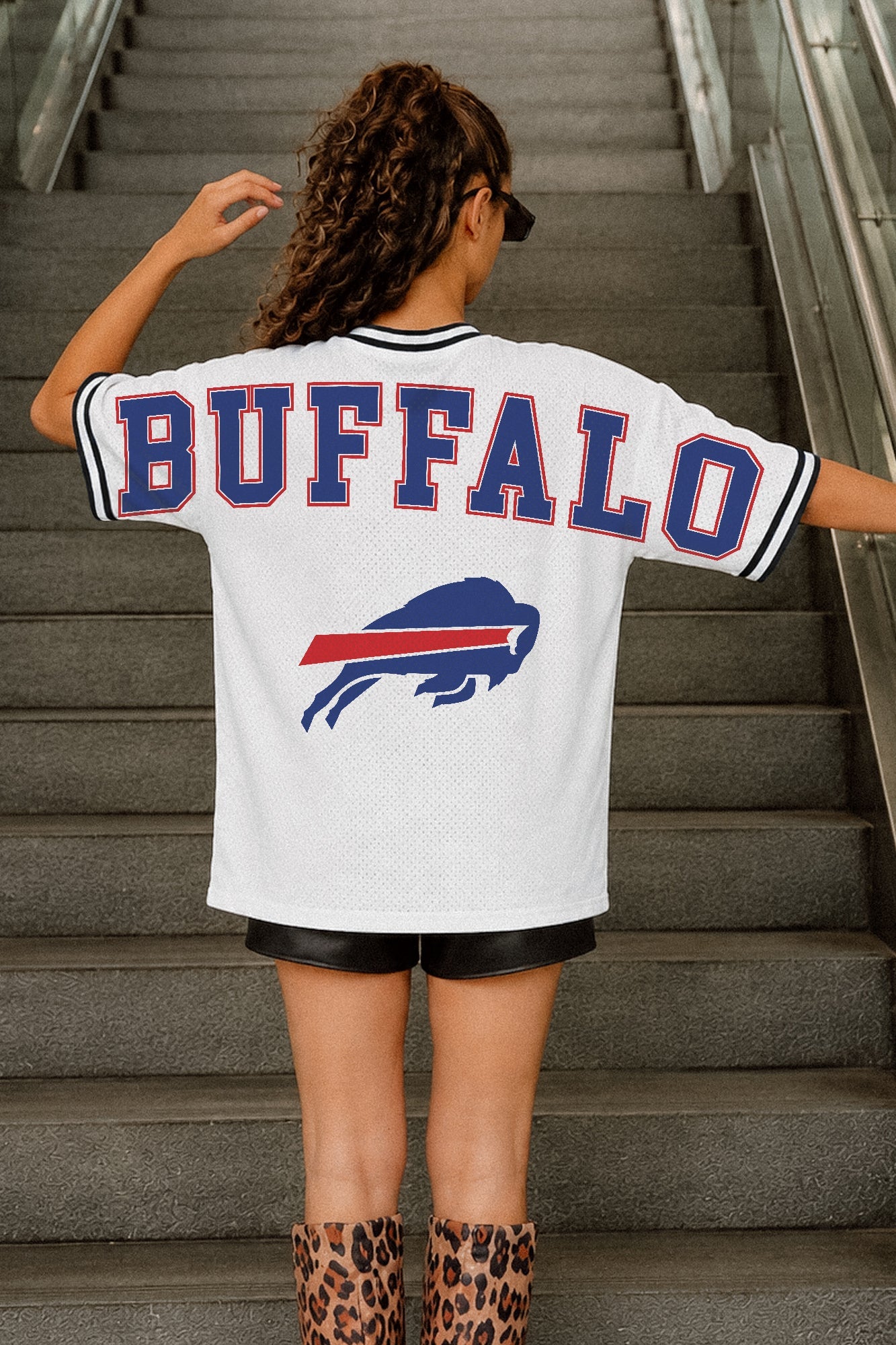 BUFFALO BILLS BELIEVE THE HYPE CREWNECK FASHION JERSEY