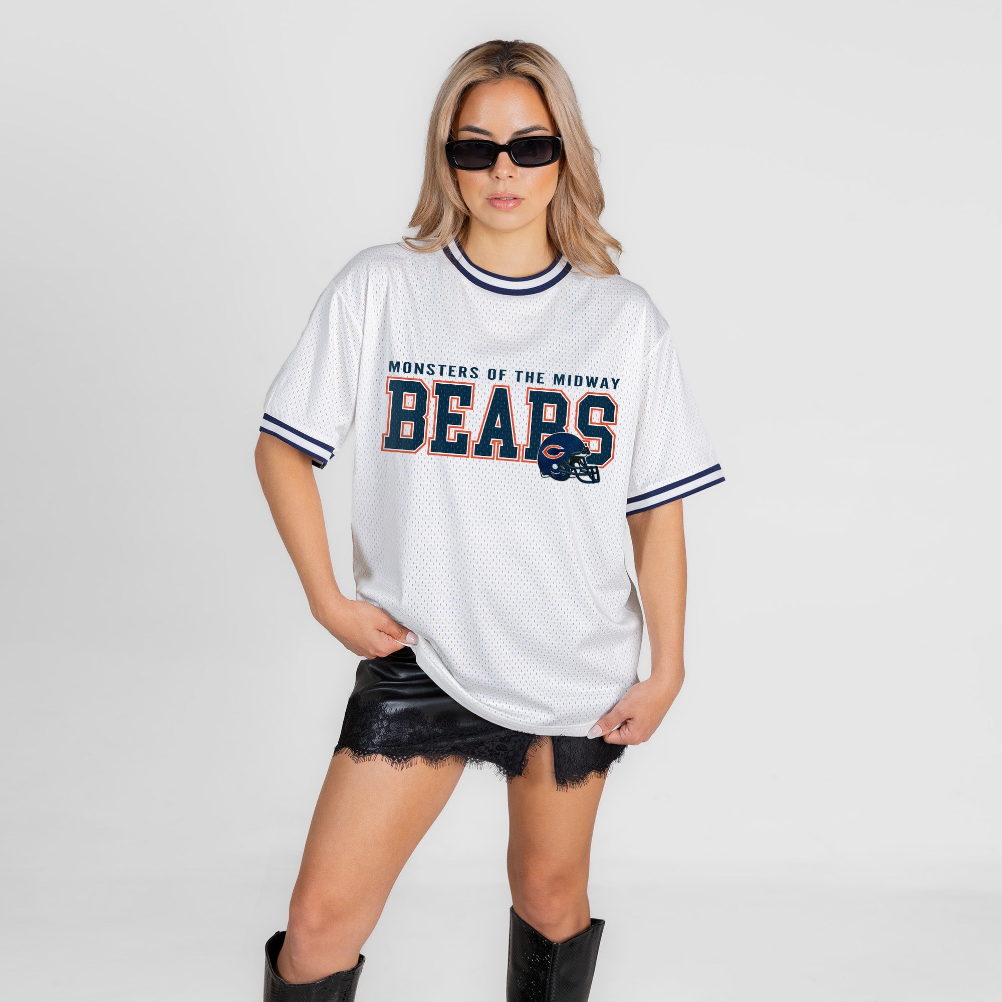 CHICAGO BEARS BELIEVE THE HYPE CREWNECK FASHION JERSEY