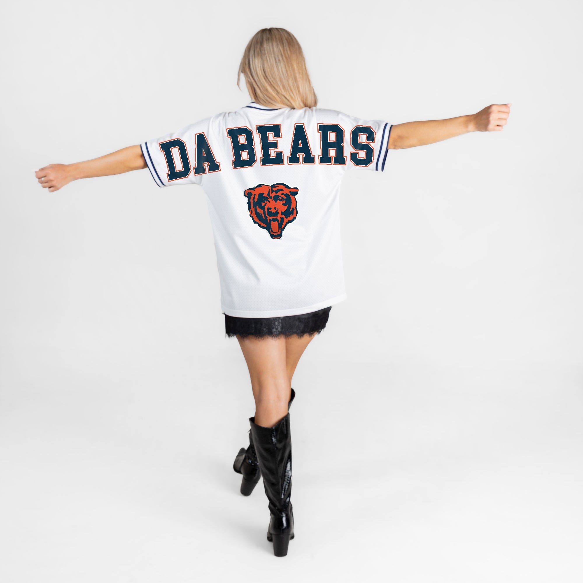 CHICAGO BEARS BELIEVE THE HYPE CREWNECK FASHION JERSEY