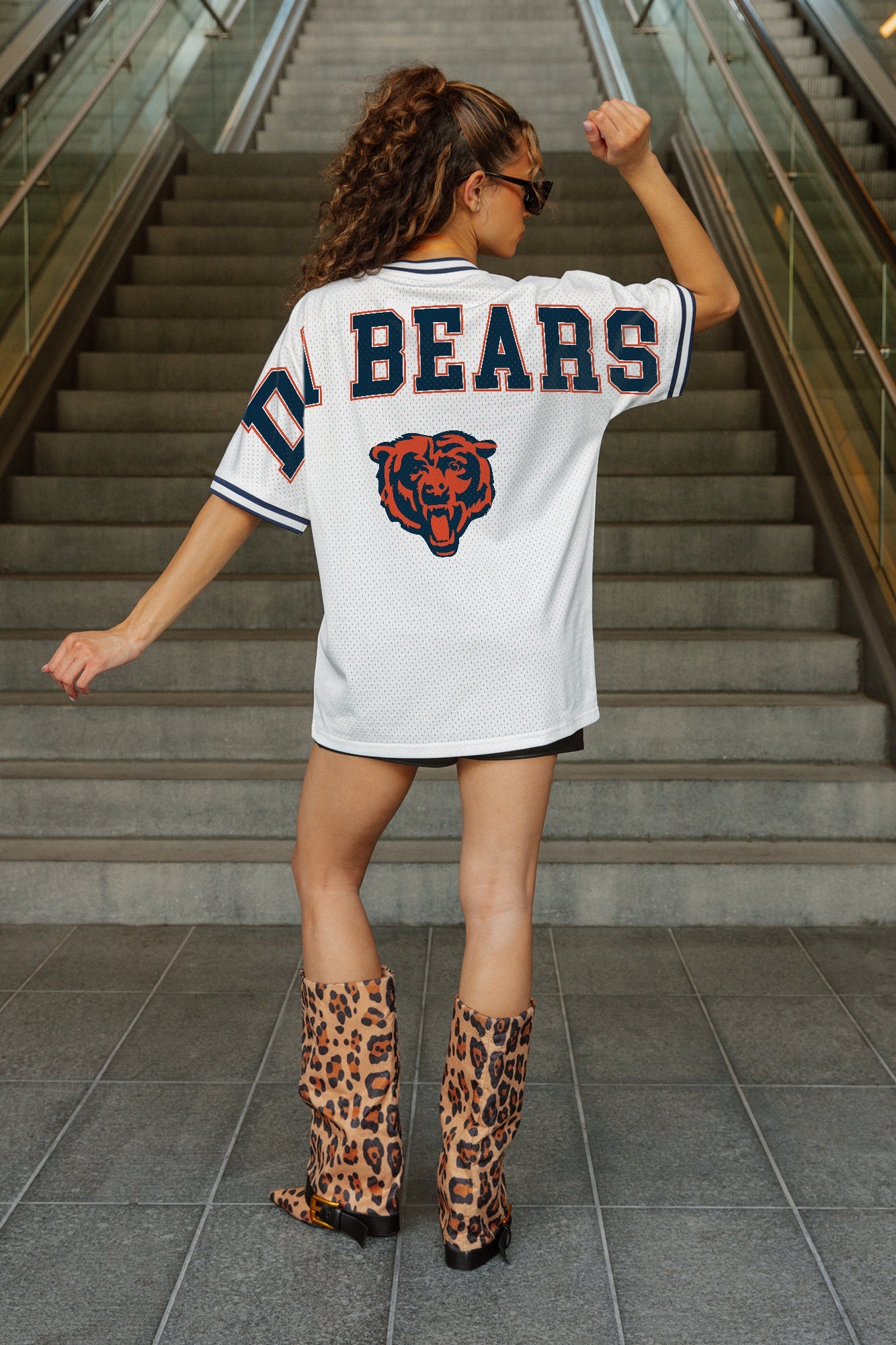 CHICAGO BEARS BELIEVE THE HYPE CREWNECK FASHION JERSEY