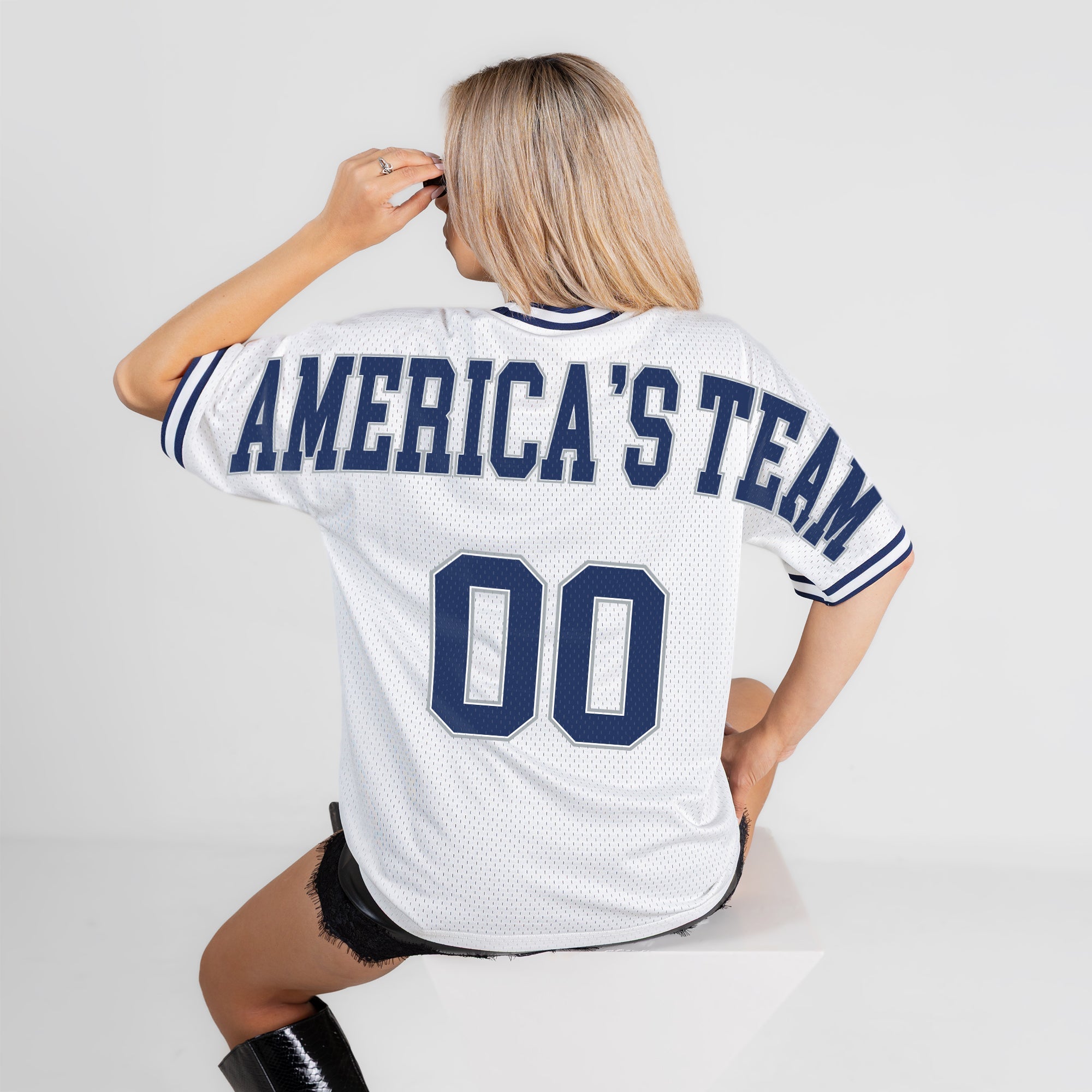 DALLAS COWBOYS BELIEVE THE HYPE CREWNECK FASHION JERSEY