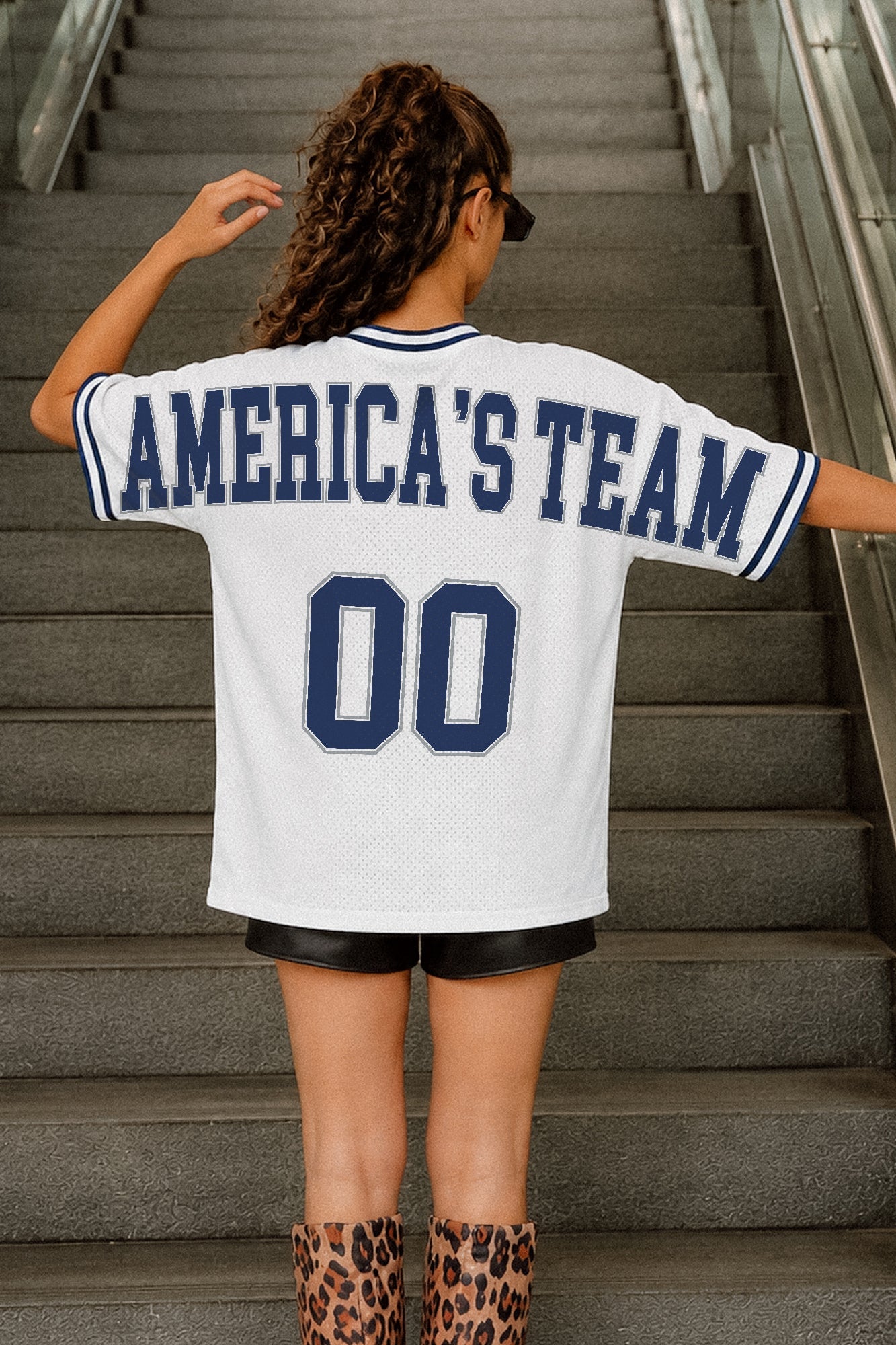 DALLAS COWBOYS BELIEVE THE HYPE CREWNECK FASHION JERSEY