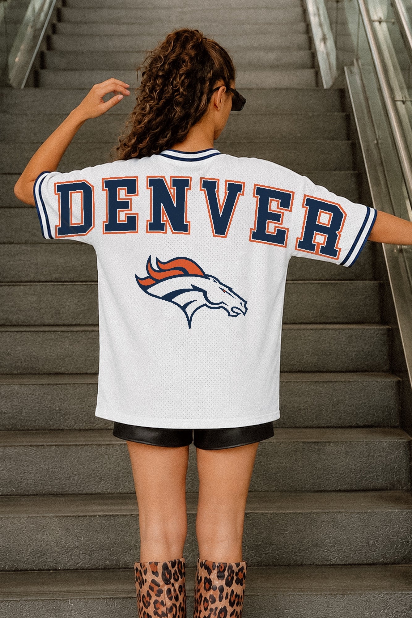 DENVER BRONCOS BELIEVE THE HYPE CREWNECK FASHION JERSEY