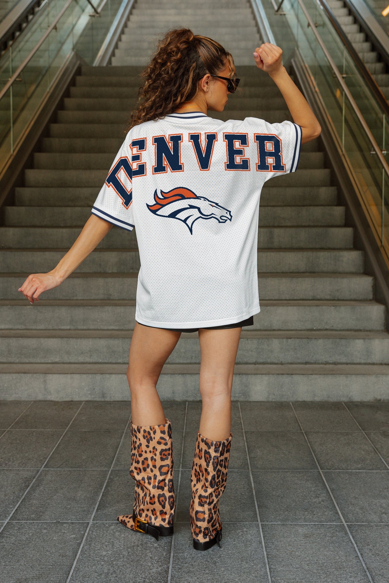 DENVER BRONCOS BELIEVE THE HYPE CREWNECK FASHION JERSEY