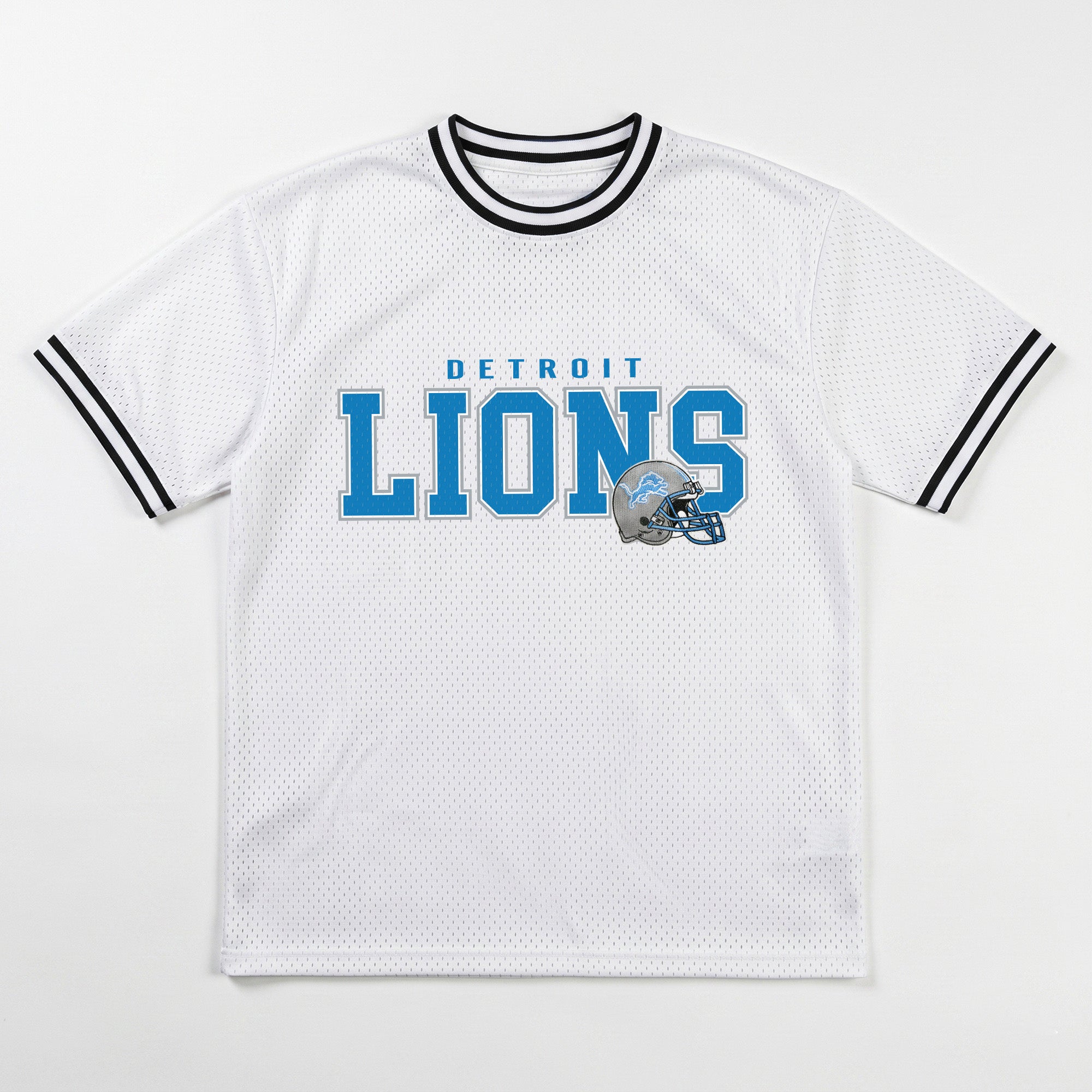 DETROIT LIONS BELIEVE THE HYPE CREWNECK FASHION JERSEY