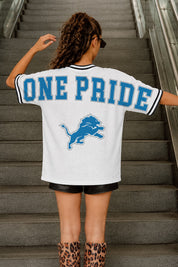 DETROIT LIONS BELIEVE THE HYPE CREWNECK FASHION JERSEY