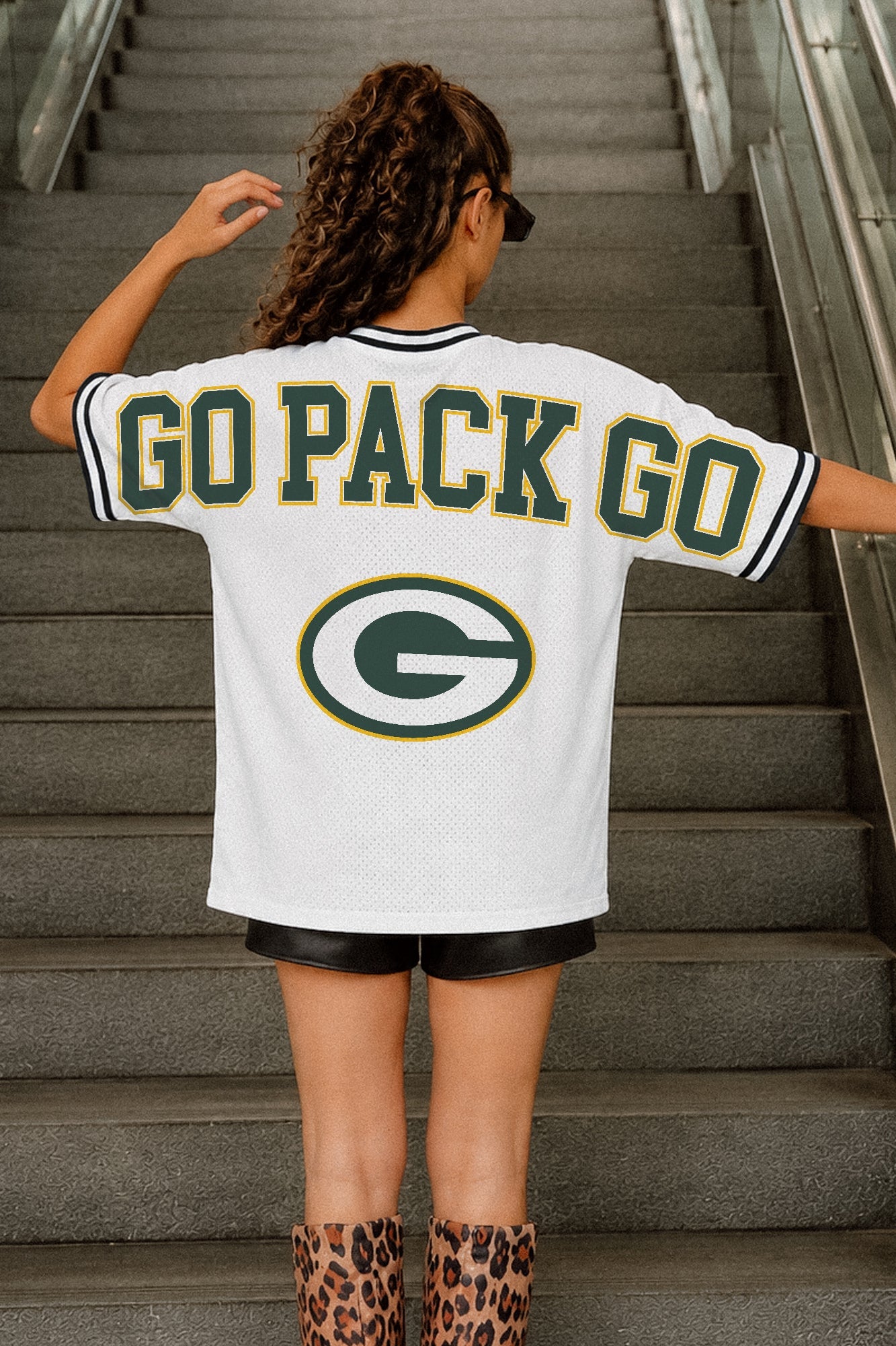 GREEN BAY PACKERS BELIEVE THE HYPE CREWNECK FASHION JERSEY
