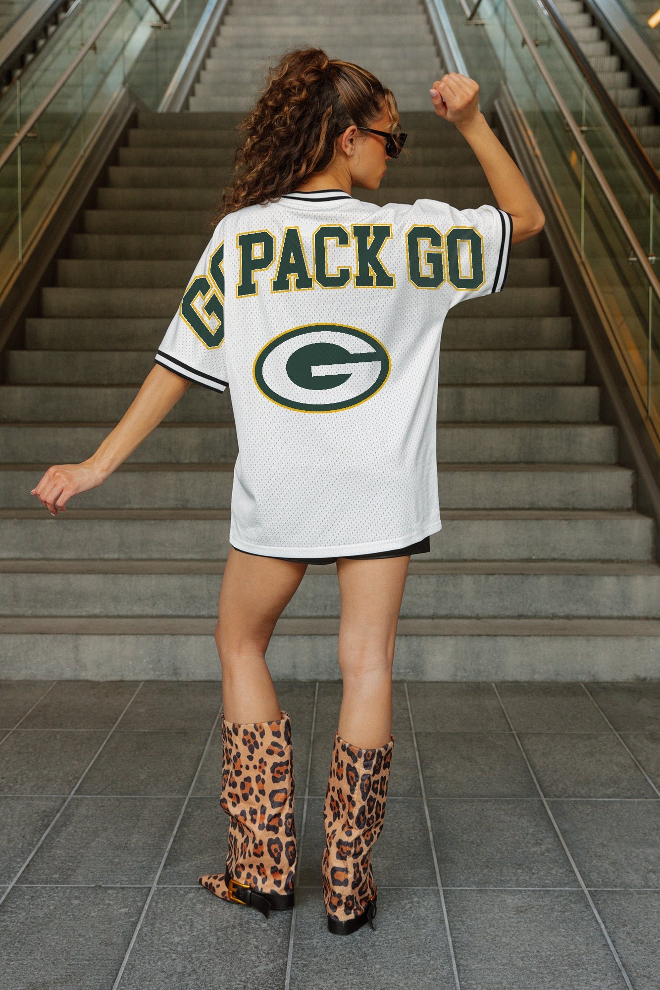 GREEN BAY PACKERS BELIEVE THE HYPE CREWNECK FASHION JERSEY
