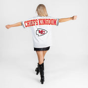 KANSAS CITY CHIEFS BELIEVE THE HYPE CREWNECK FASHION JERSEY