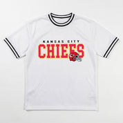 KANSAS CITY CHIEFS BELIEVE THE HYPE CREWNECK FASHION JERSEY