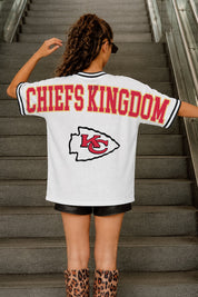 KANSAS CITY CHIEFS BELIEVE THE HYPE CREWNECK FASHION JERSEY