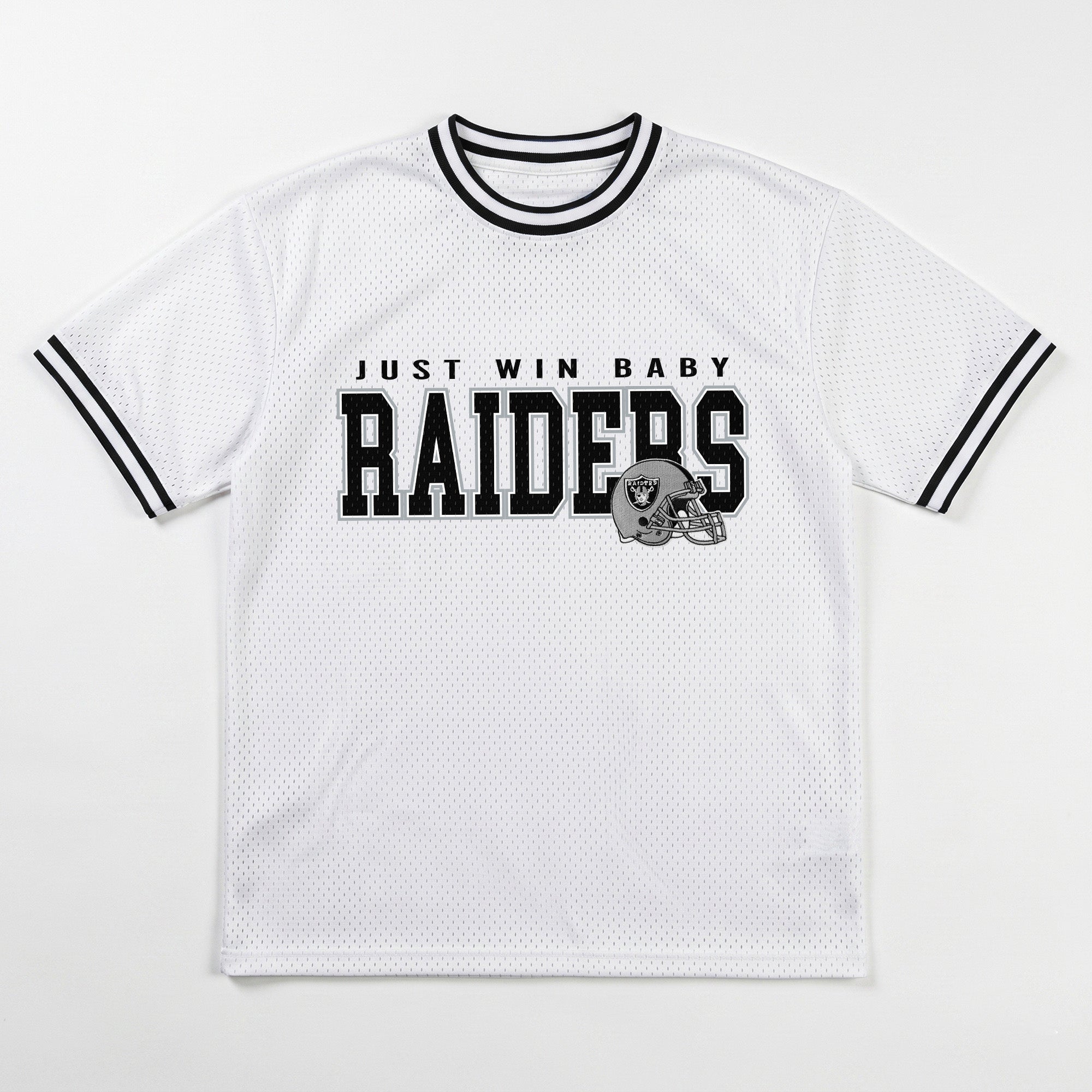 LAS VEGAS RAIDERS BELIEVE THE HYPE CREWNECK FASHION JERSEY