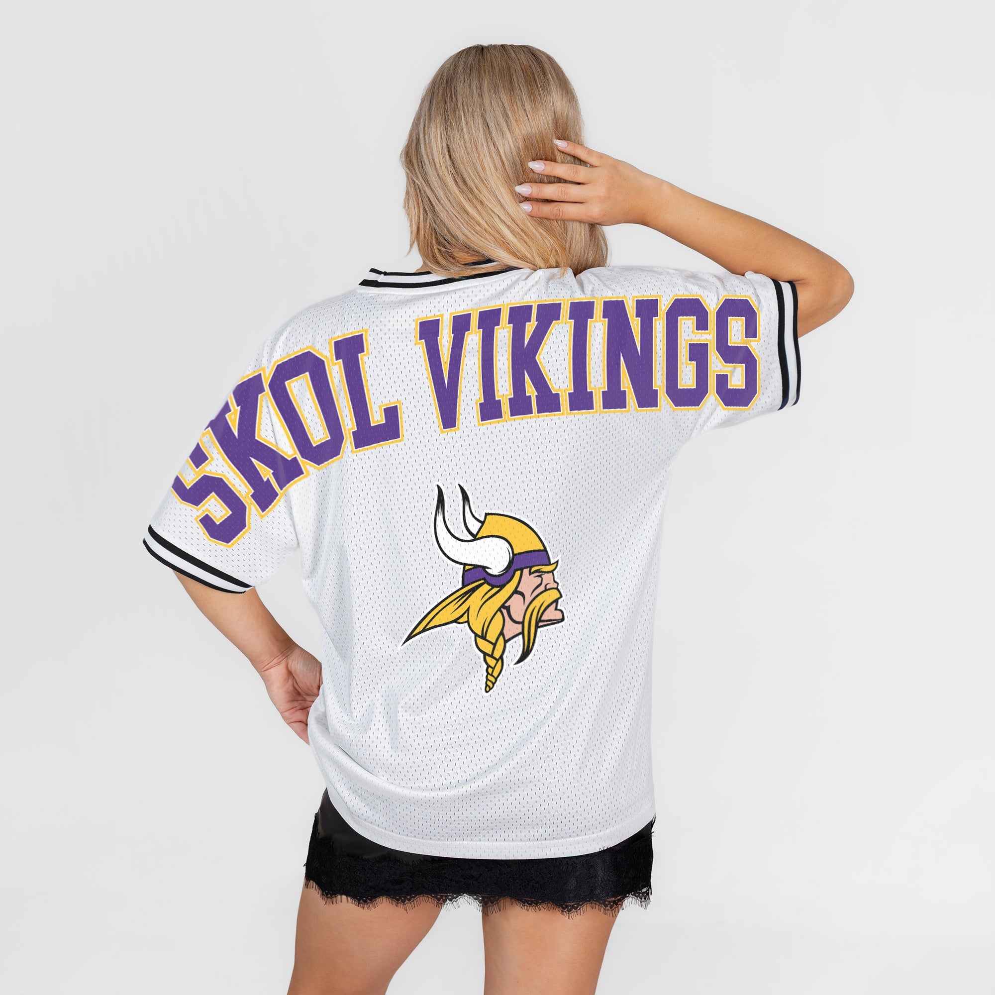 MINNESOTA VIKINGS BELIEVE THE HYPE CREWNECK FASHION JERSEY
