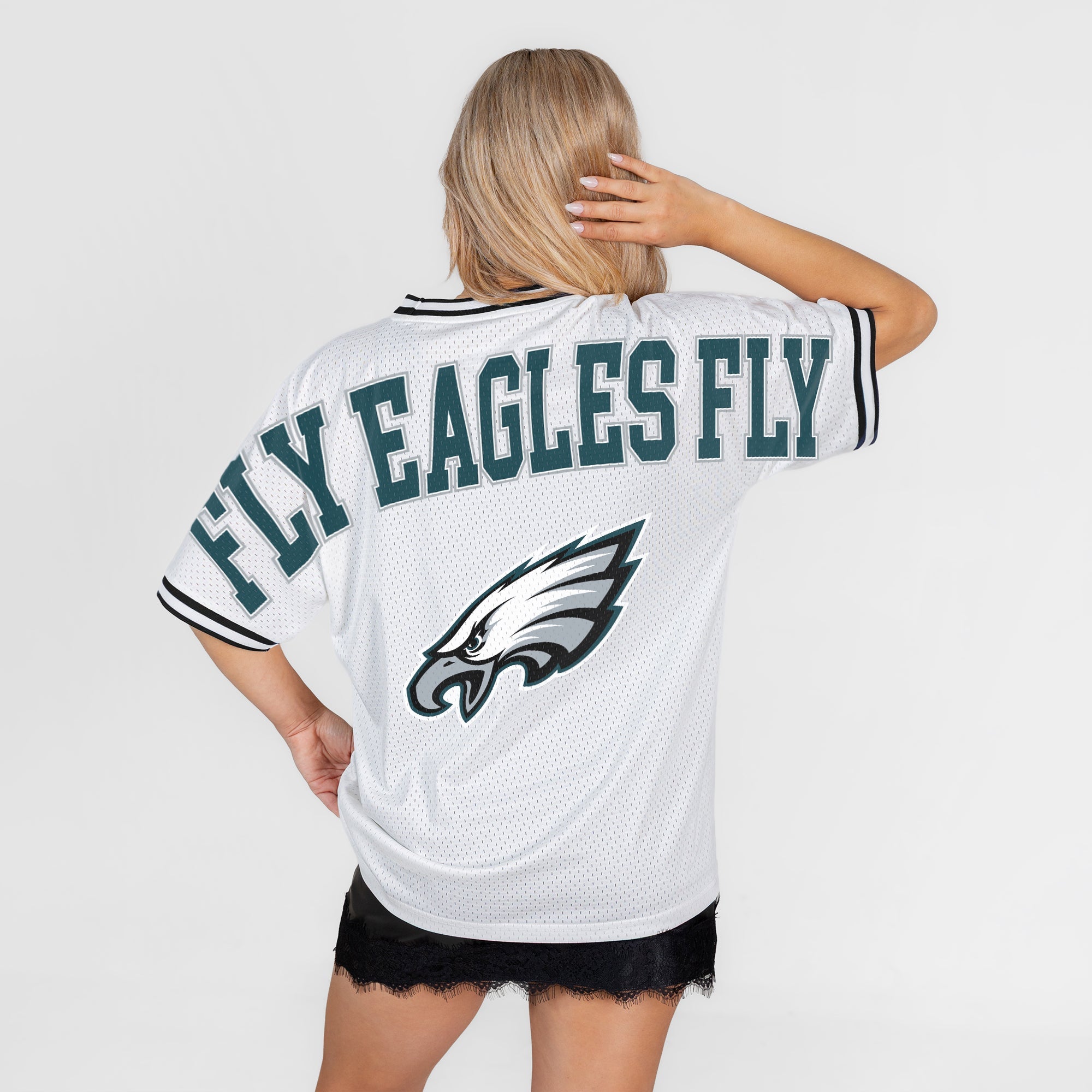 PHILADELPHIA EAGLES BELIEVE THE HYPE CREWNECK FASHION JERSEY
