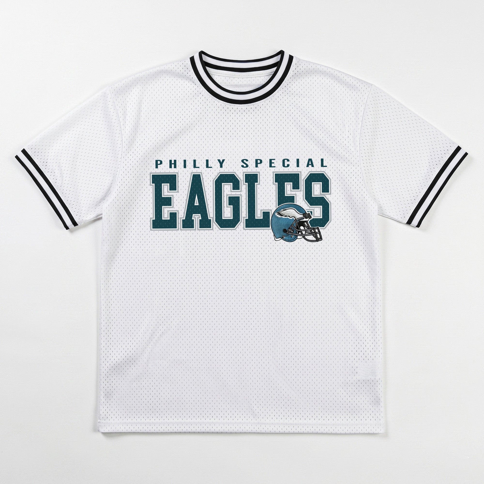 PHILADELPHIA EAGLES BELIEVE THE HYPE CREWNECK FASHION JERSEY