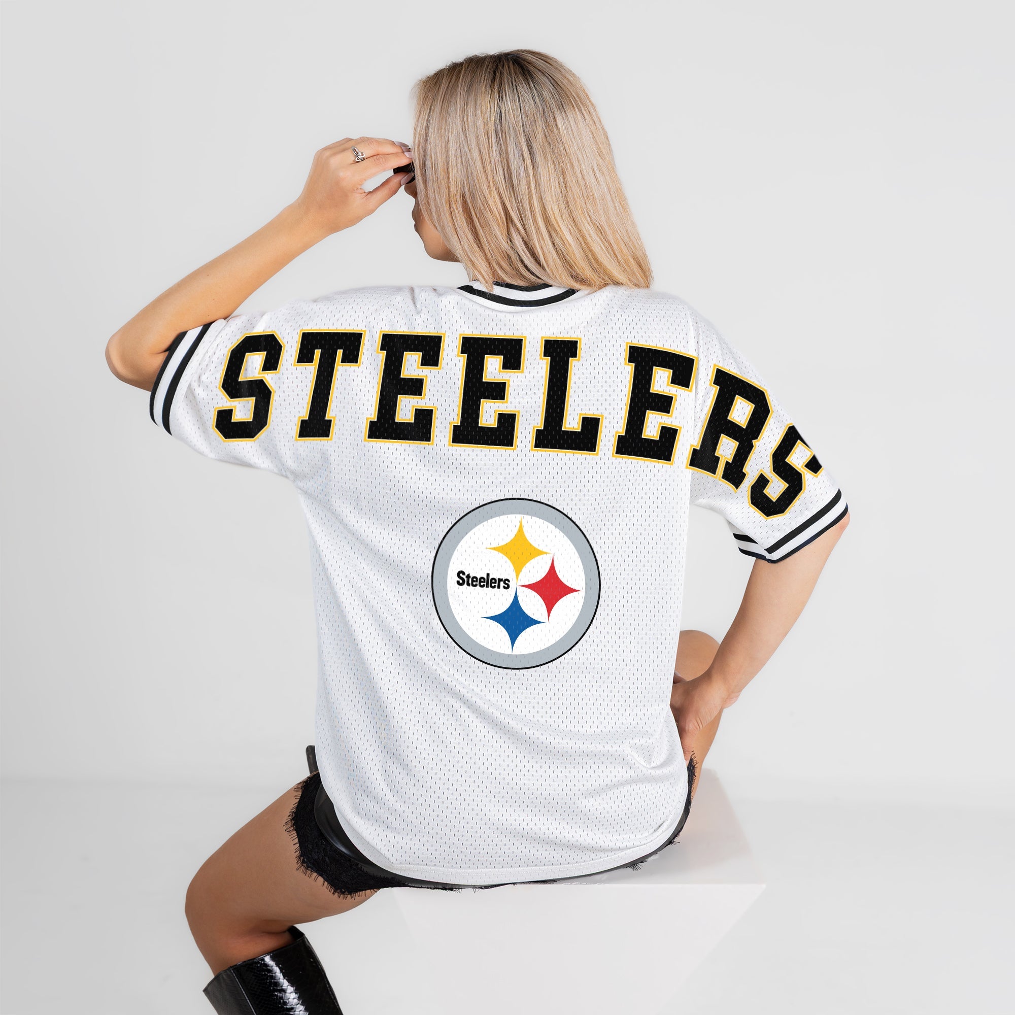 PITTSBURGH STEELERS BELIEVE THE HYPE CREWNECK FASHION JERSEY