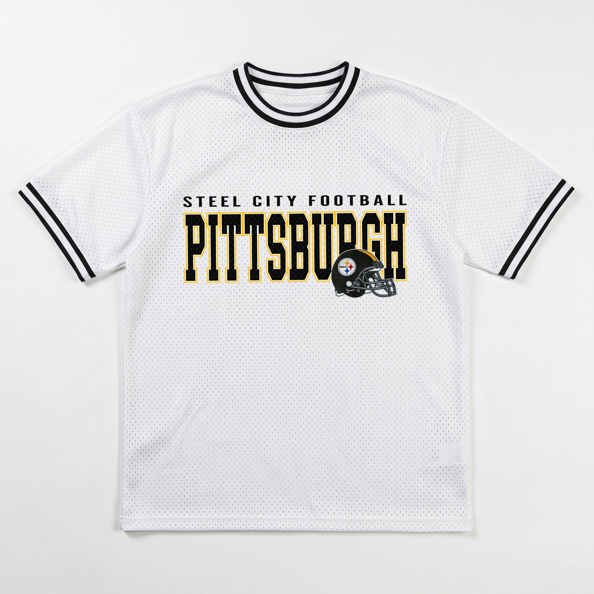 PITTSBURGH STEELERS BELIEVE THE HYPE CREWNECK FASHION JERSEY