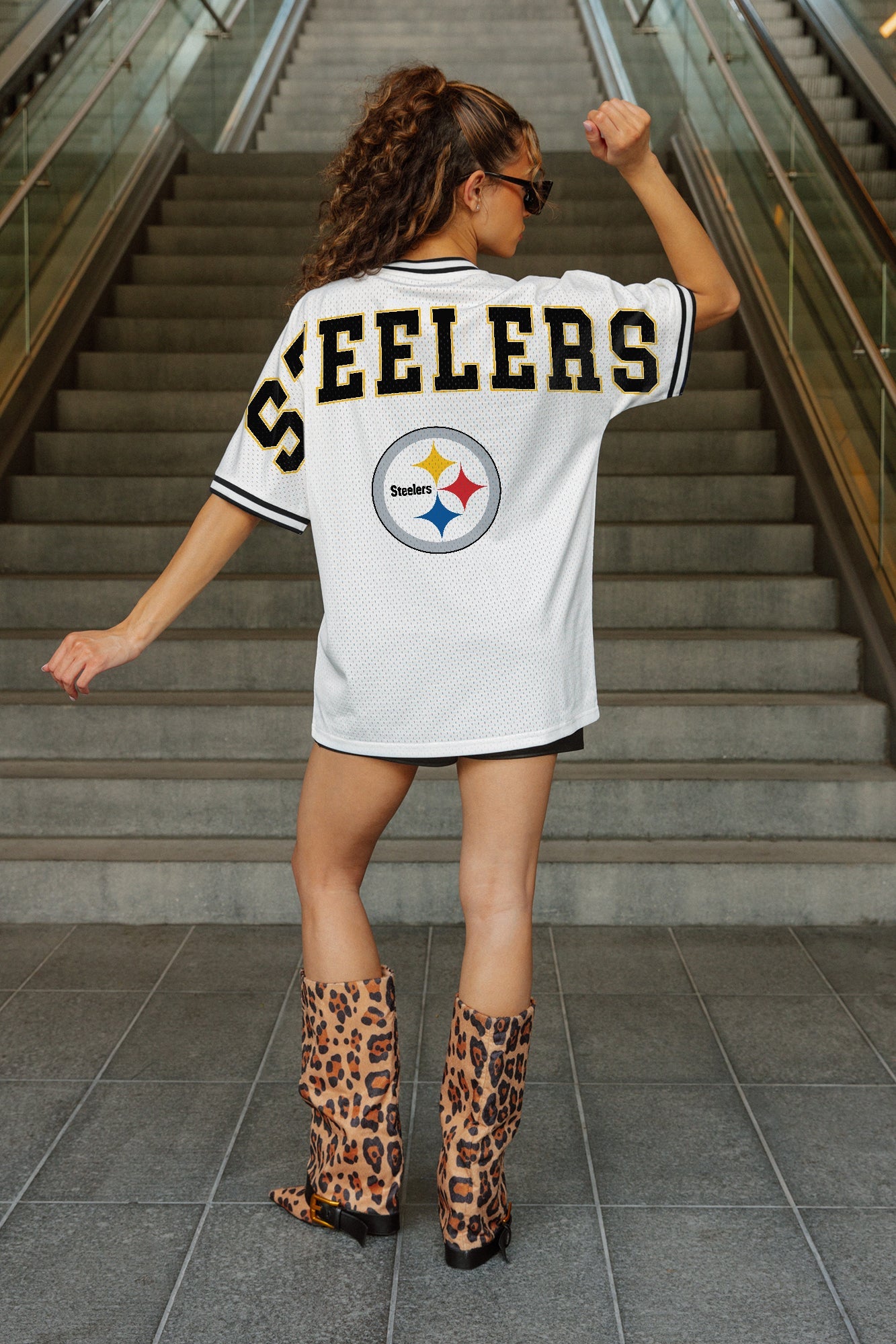 PITTSBURGH STEELERS BELIEVE THE HYPE CREWNECK FASHION JERSEY