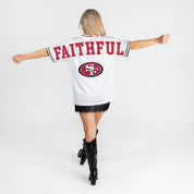 SAN FRANCISCO 49ERS BELIEVE THE HYPE CREWNECK FASHION JERSEY