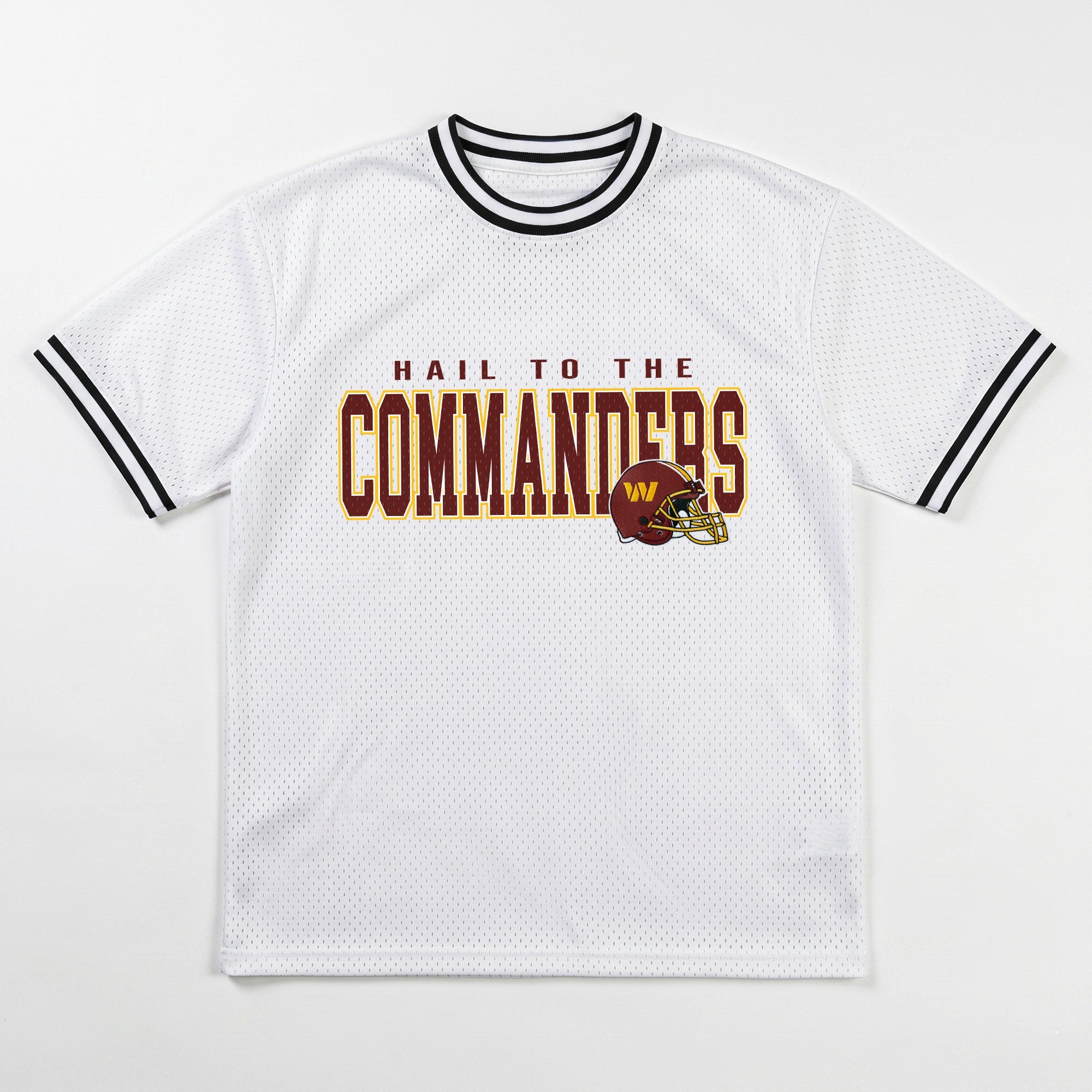WASHINGTON COMMANDERS BELIEVE THE HYPE CREWNECK FASHION JERSEY