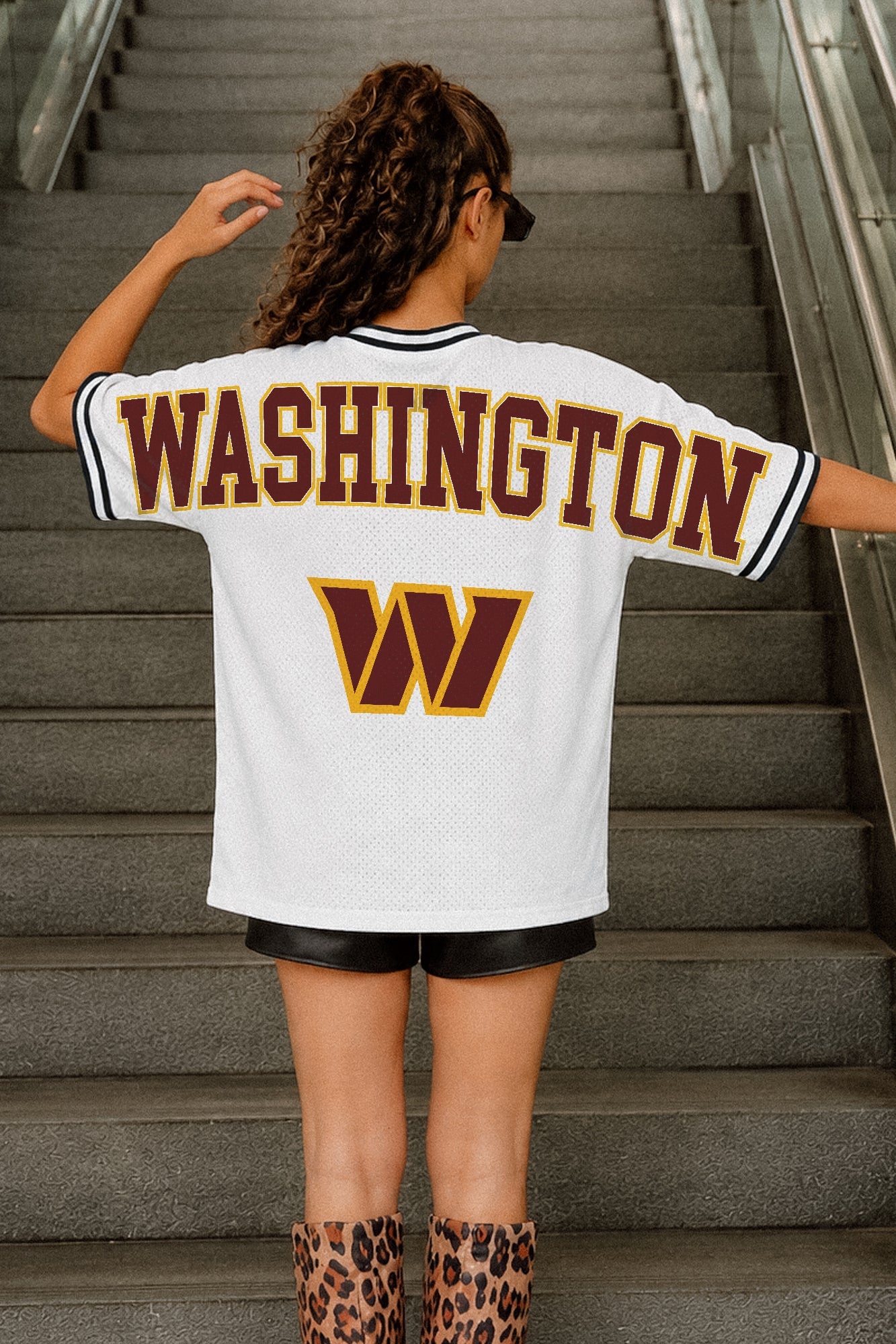 WASHINGTON COMMANDERS BELIEVE THE HYPE CREWNECK FASHION JERSEY