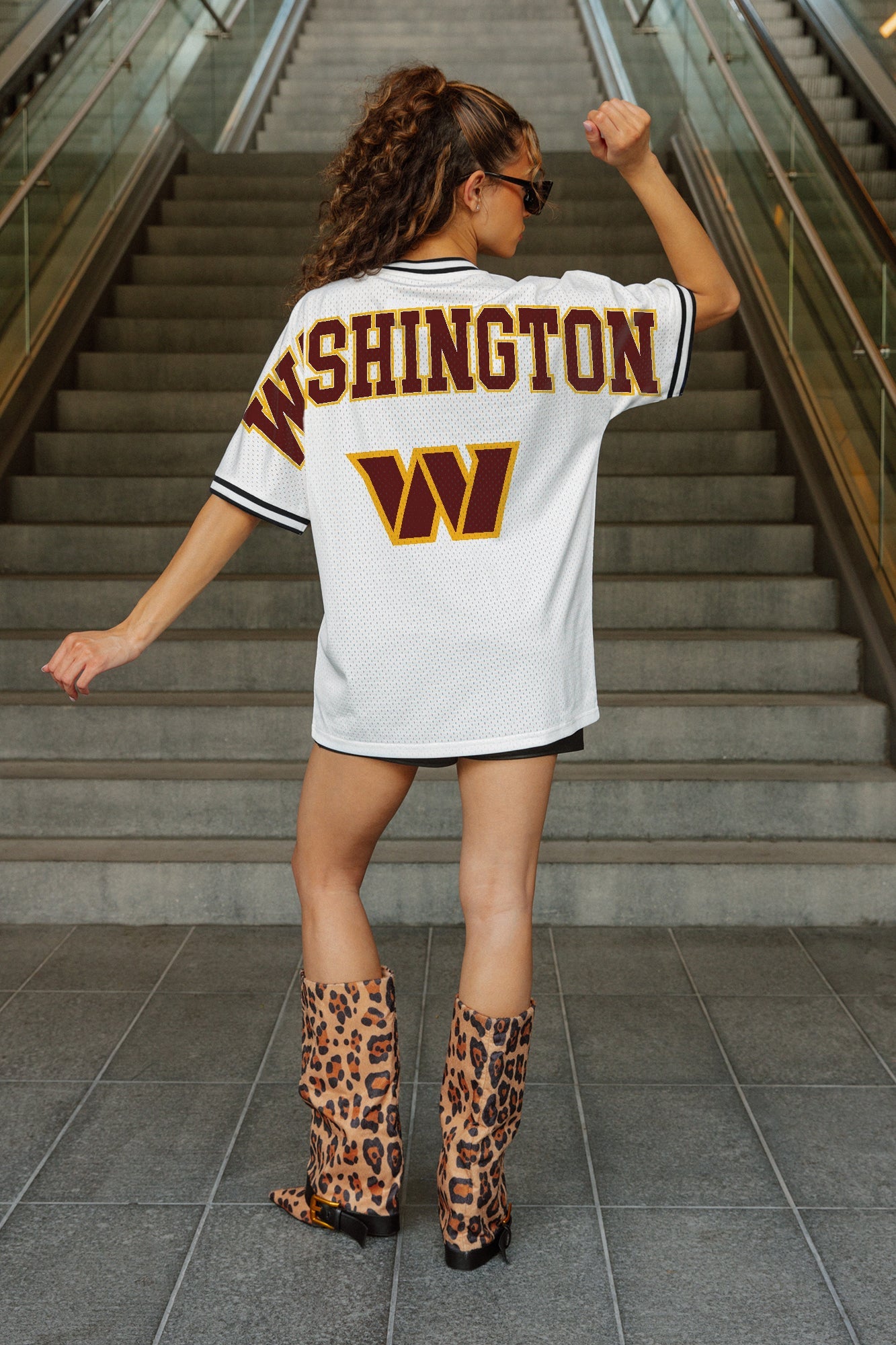 WASHINGTON COMMANDERS BELIEVE THE HYPE CREWNECK FASHION JERSEY