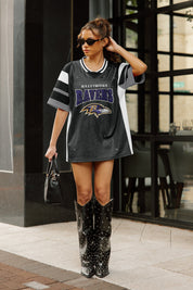 BALTIMORE RAVENS AMPED UP RHINESTONE FASHION TOP