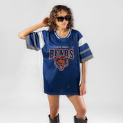 CHICAGO BEARS AMPED UP RHINESTONE FASHION TOP