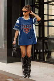 CHICAGO BEARS AMPED UP RHINESTONE FASHION TOP