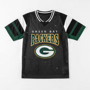 GREEN BAY PACKERS AMPED UP RHINESTONE FASHION TOP