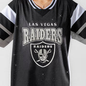 LAS VEGAS RAIDERS AMPED UP RHINESTONE FASHION TOP