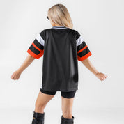 MIAMI DOLPHINS AMPED UP RHINESTONE FASHION TOP